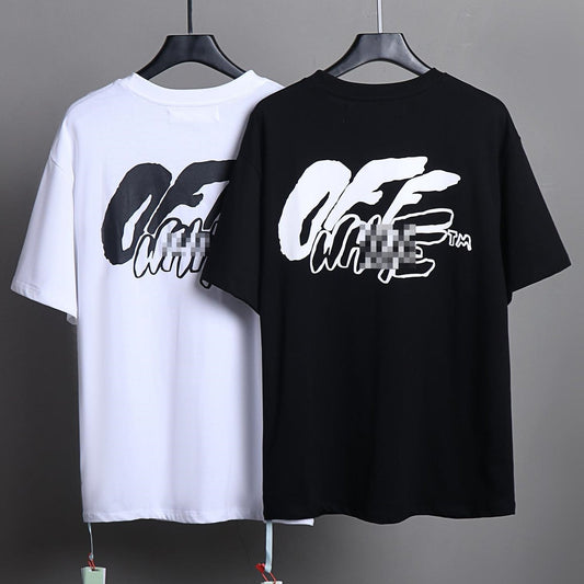 OFF-Whlte Arrow logo print T-shirt#76