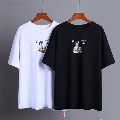 OFF-Whlte Arrow logo print T-shirt#84