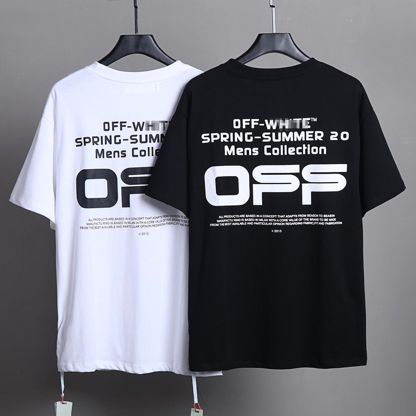 OFF-Whlte Arrow logo print T-shirt#79