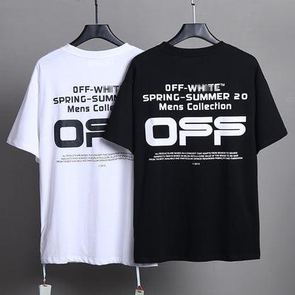 OFF-Whlte Arrow logo print T-shirt#79