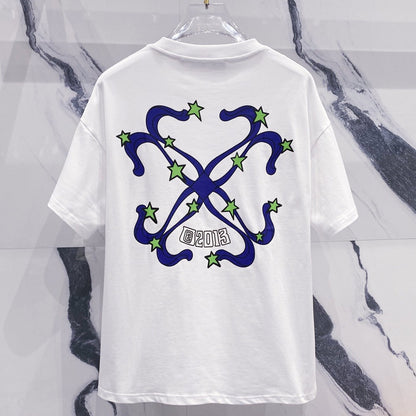 OFF-Whlte Arrow Logo Cotton T-shirt#29