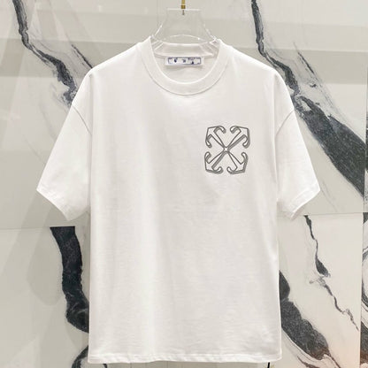 OFF-Whlte Arrow Logo Cotton T-shirt#27