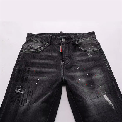 SOLA-DSQ2 2024ss Hole Man Jeans