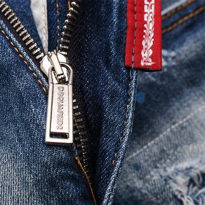 SOLA-DSQ2 2024ss Hole Man Jeans