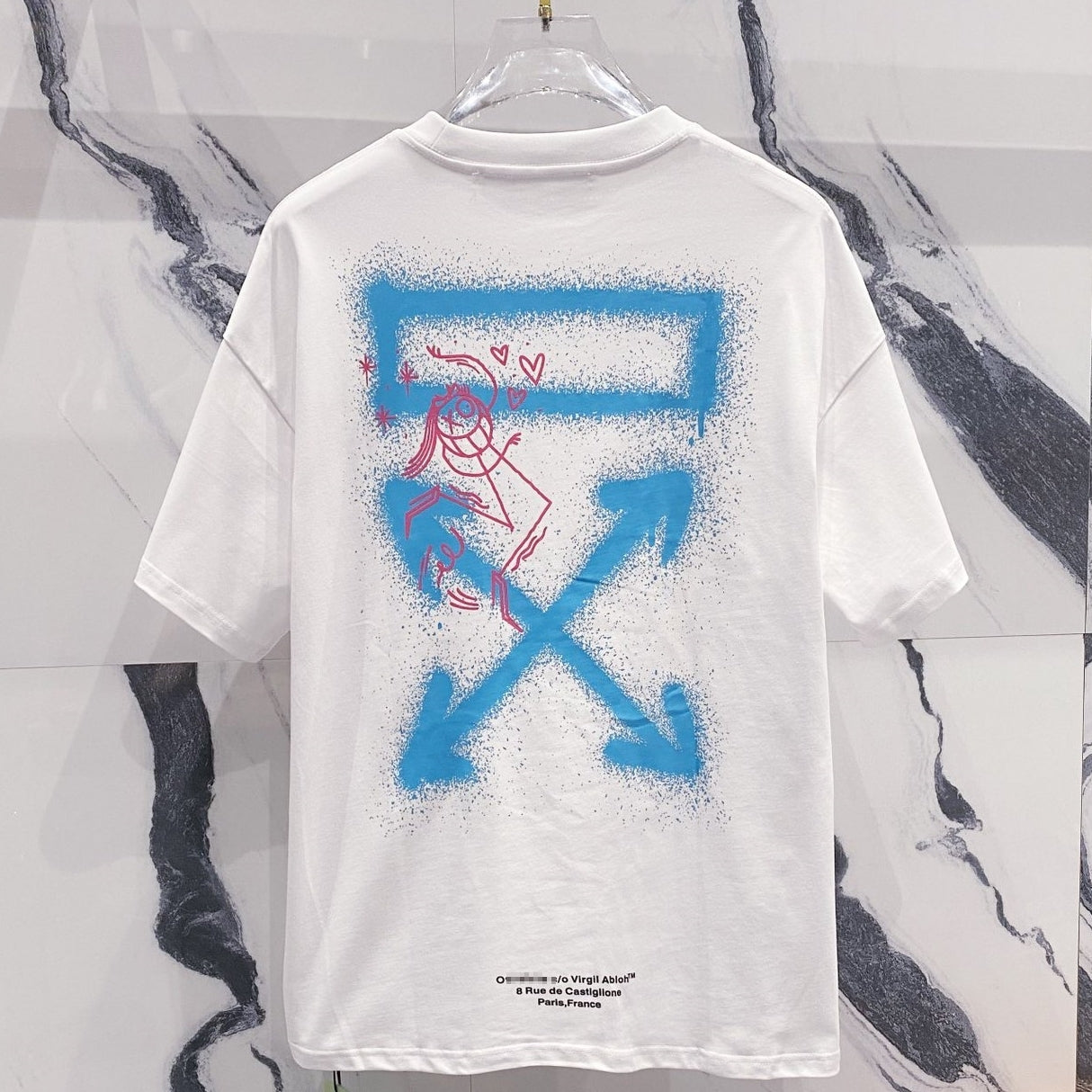 OFF-Whlte Arrow Logo Cotton T-shirt#25