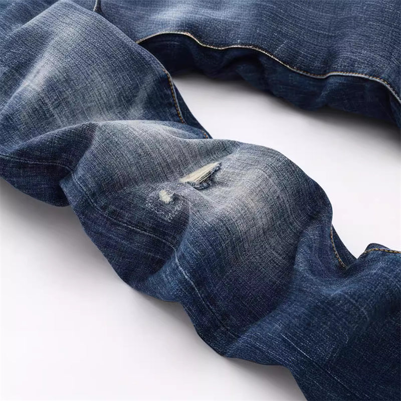 SOLA-DSQ2 New Man Letter Jeans