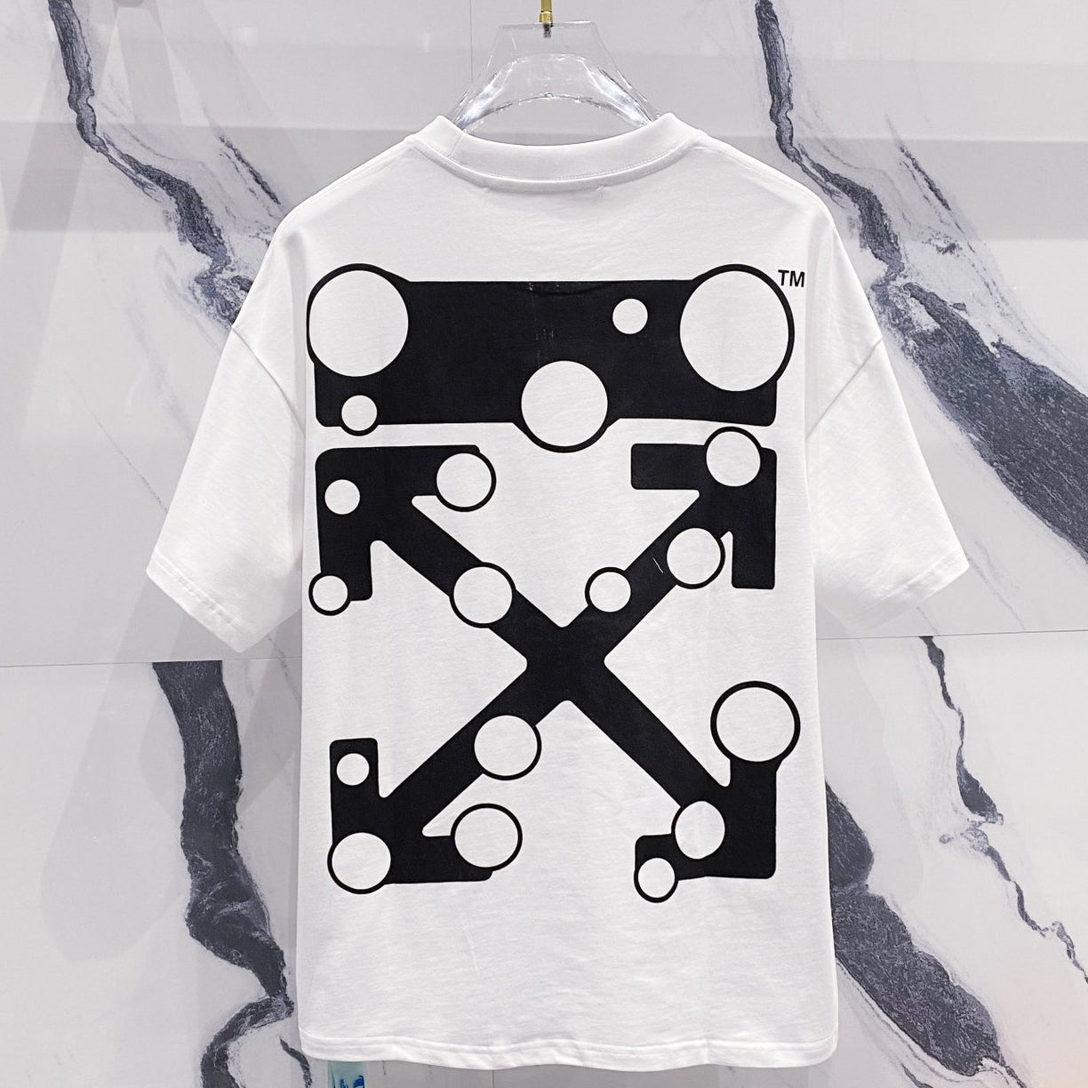 OFF-Whlte Arrow Logo Cotton T-shirt#23