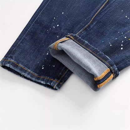 SOLA-DSQ2 New Man Ink Splash Jeans