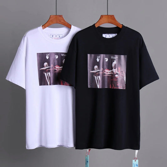 OFF-Whlte Arrow Logo Cotton T-shirt-1020