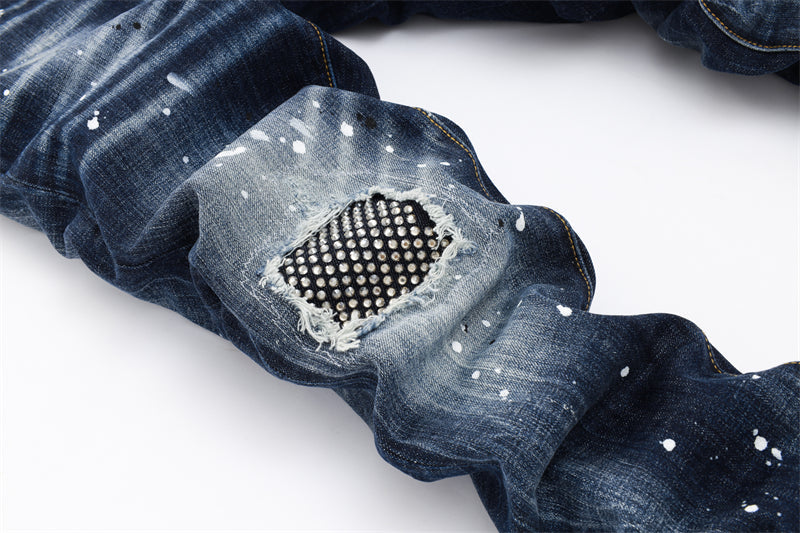 SOLA-DSQ2 New Man Casual trousers Hole Jeans