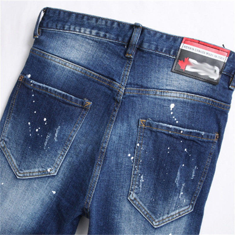 SOLA-DSQ2 Hole 2024ss man Jeans