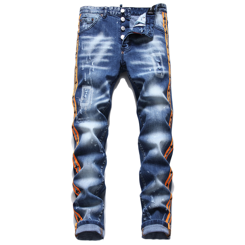 SOLA-DSQ2 2024ss Letters Printing Jeans