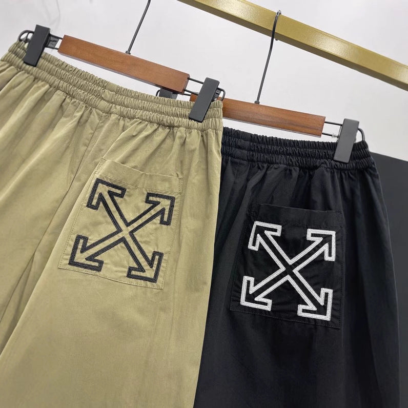 OFF-Whlte arrow print shorts#33