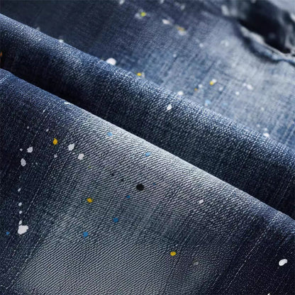 SOLA-DSQ2 New Man Ink Splash Jeans