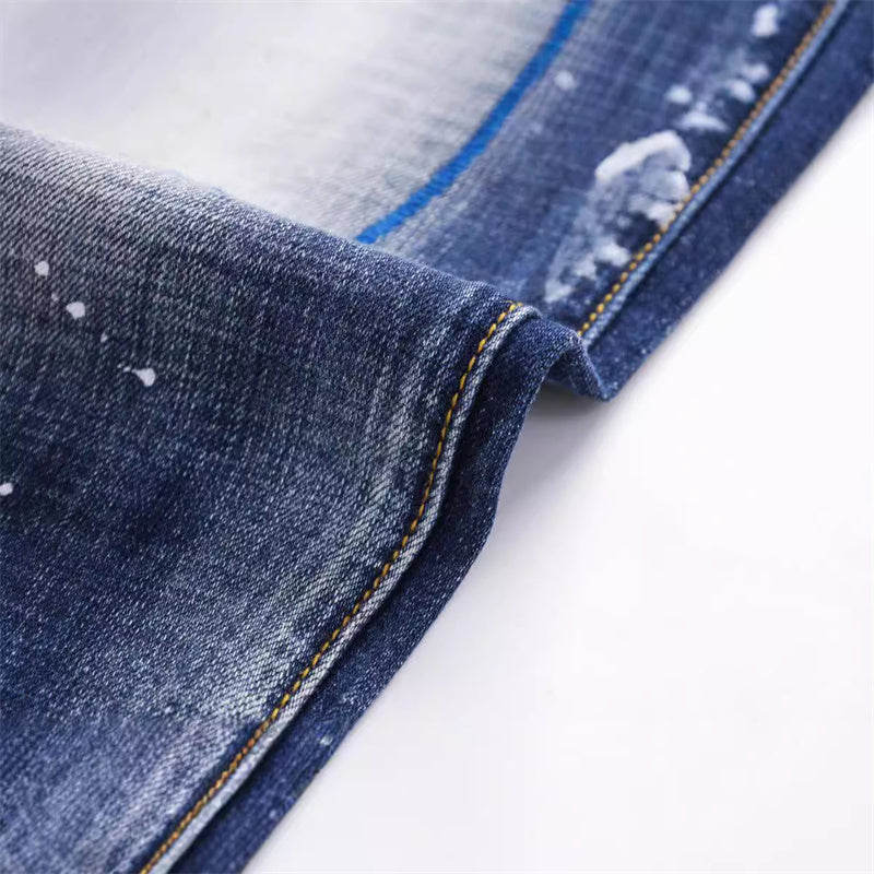 SOLA-DSQ2 New Man Splicing Jeans