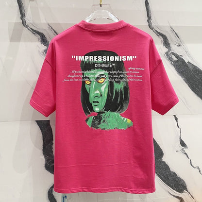 OFF-Whlte Arrow Logo Cotton T-shirt#24