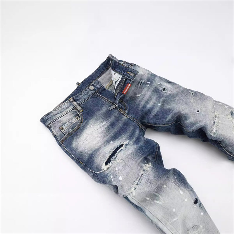 SOLA-DSQ2 New Man Hole Jeans