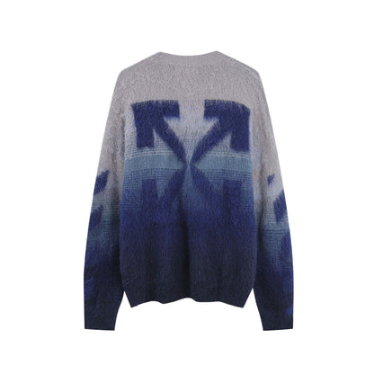 OFF-Whlte Intarsia Knit Sweater#3