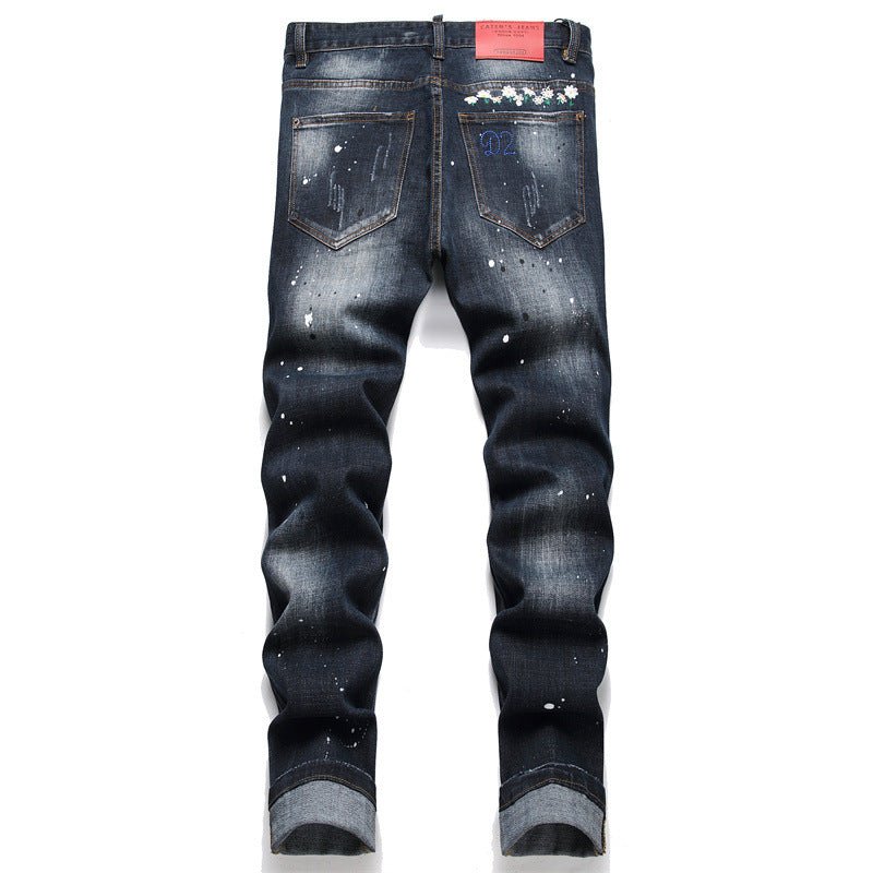 SOLA-DSQ2 embroidery Jeans