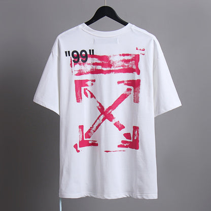 OFF-Whlte Arrow logo print T-shirt#2