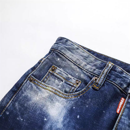 SOLA-DSQ2 New Man Splicing Jeans