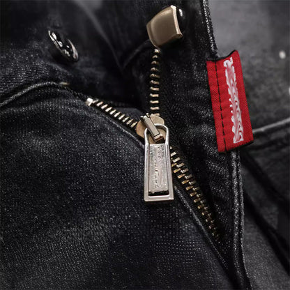 SOLA-DSQ2 2024ss Hole Man Jeans