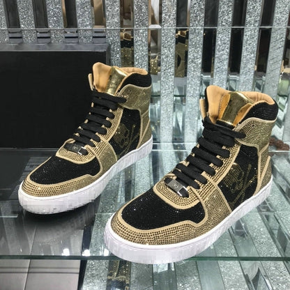 PP New high-top leather Sneakers