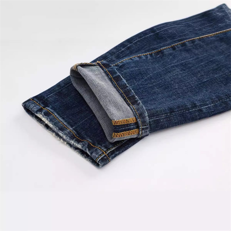 SOLA-DSQ2 New Man Letter Jeans