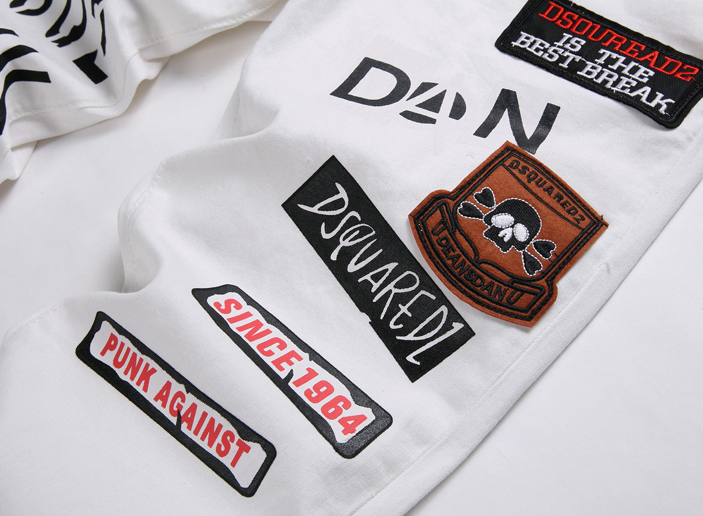 D2 Men's casual denim shorts#5