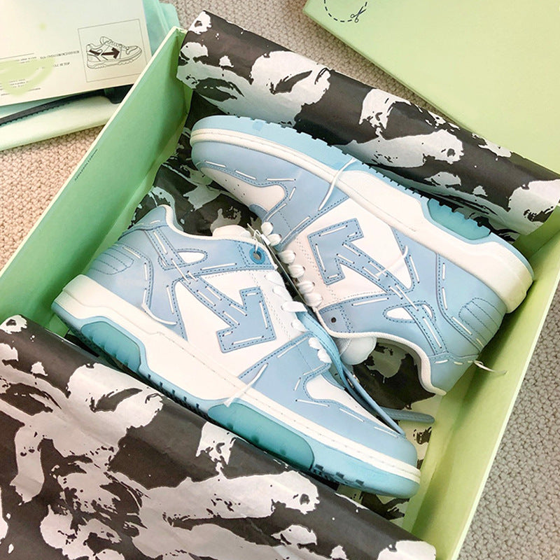 OFF-Whlte Arrow logo leather Sports shoes#18