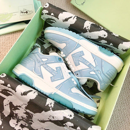 OFF-Whlte Arrow logo leather Sports shoes#18