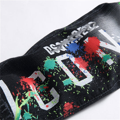 SOLA-DSQ2 Hole 2024ss Black Jeans