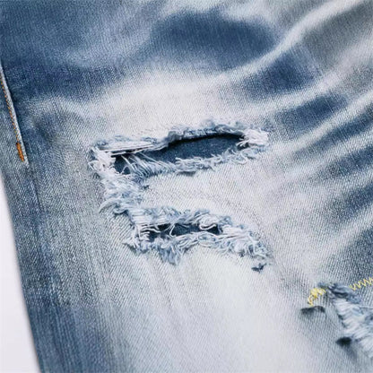 SOLA-DSQ2 2024ss patch Man Jeans