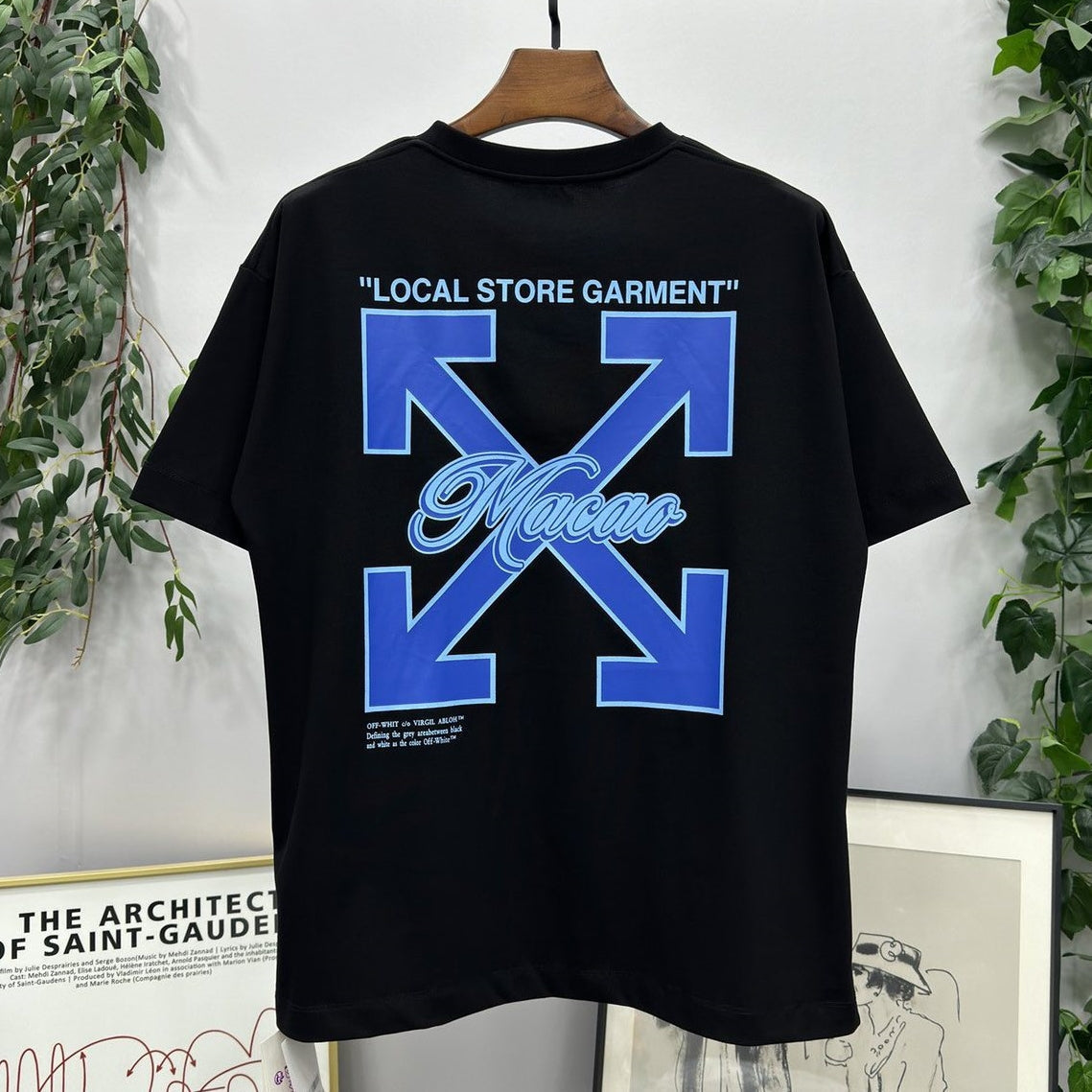 OFF-Whlte Arrow Logo Cotton T-shirt#27