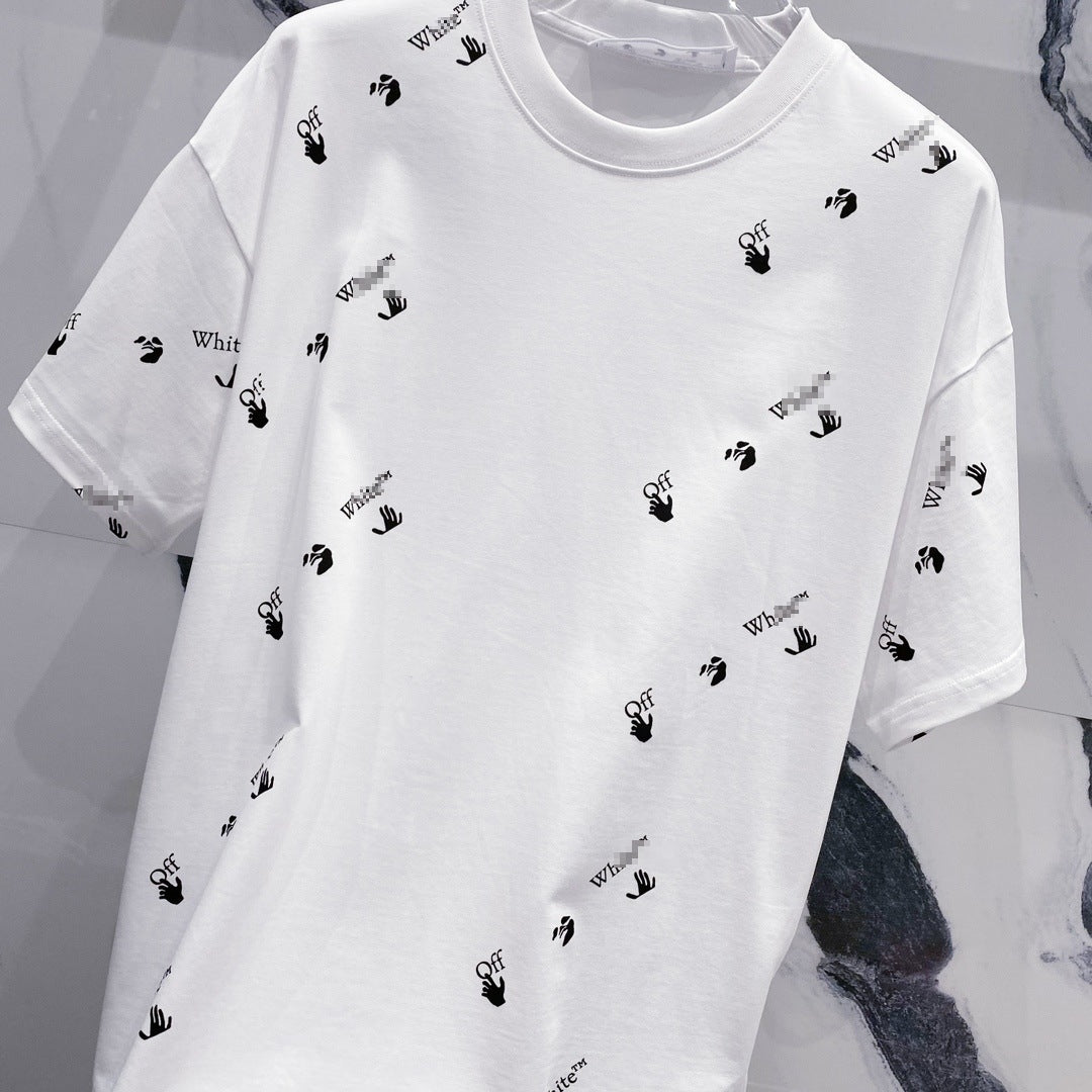 OFF-Whlte Arrow Logo Cotton T-shirt#30