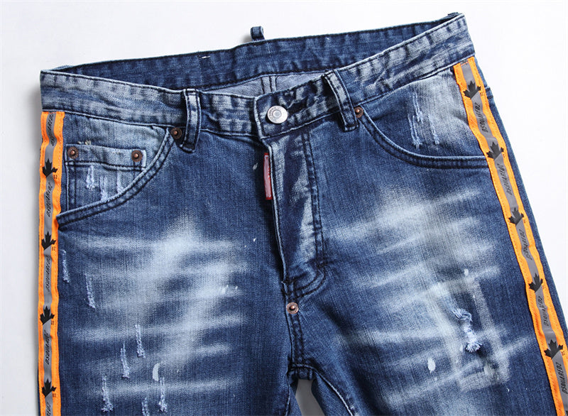 SOLA-DSQ2 2024ss Letters Printing Jeans