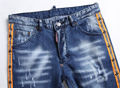 SOLA-DSQ2 2024ss Letters Printing Jeans