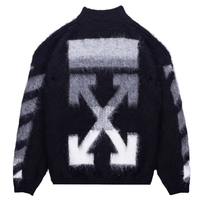 OFF-Whlte Intarsia Knit Sweater#13