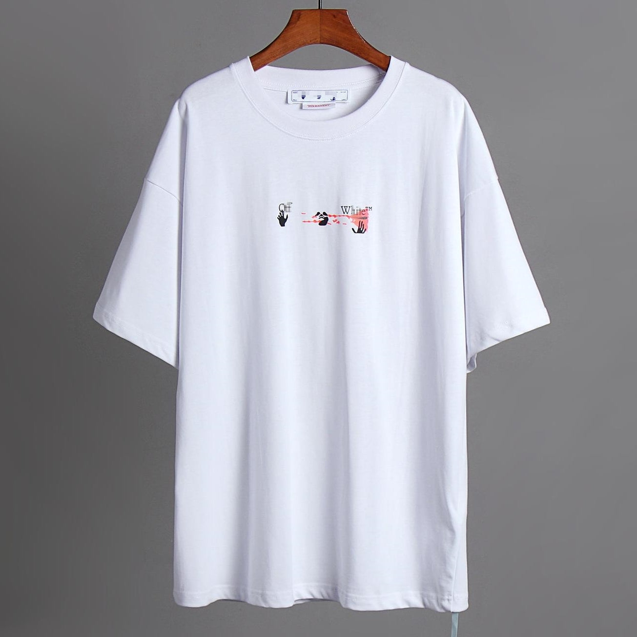 OFF-Whlte Arrow logo print T-shirt#75