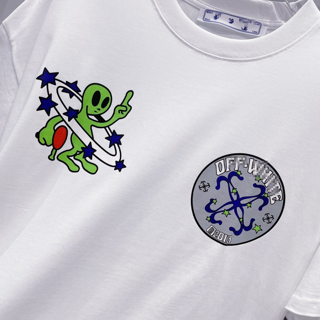 OFF-Whlte Arrow Logo Cotton T-shirt#29