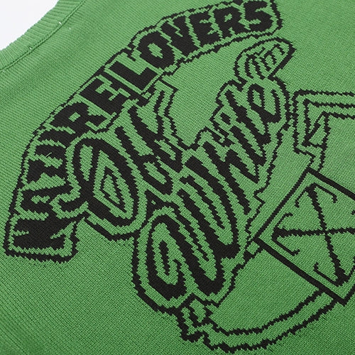 OFF-Whlte Intarsia Knit Sweater#10