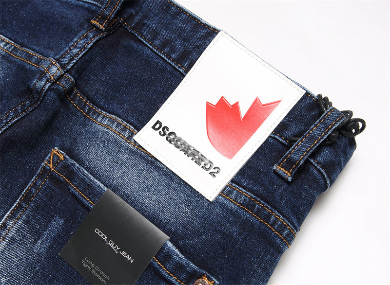 SOLA-DSQ2 New Man Letter Jeans