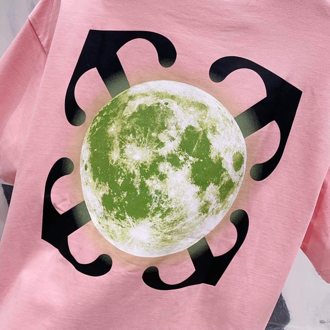 OFF-Whlte Arrow Logo Cotton T-shirt#40