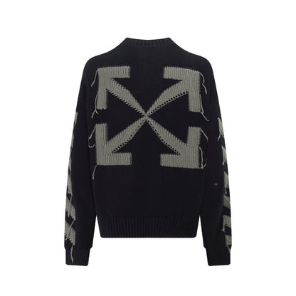 OFF-Whlte Intarsia Knit Sweater#11