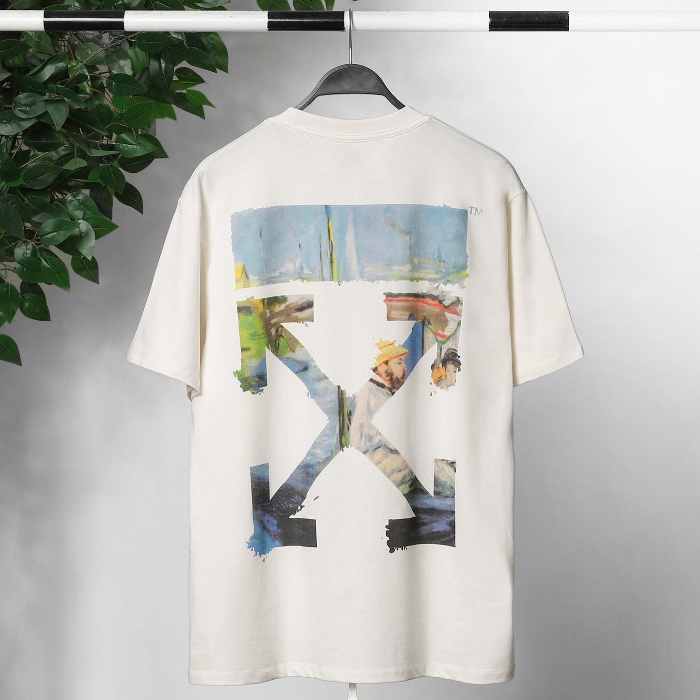 OFF-Whlte Arrow logo print T-shirt