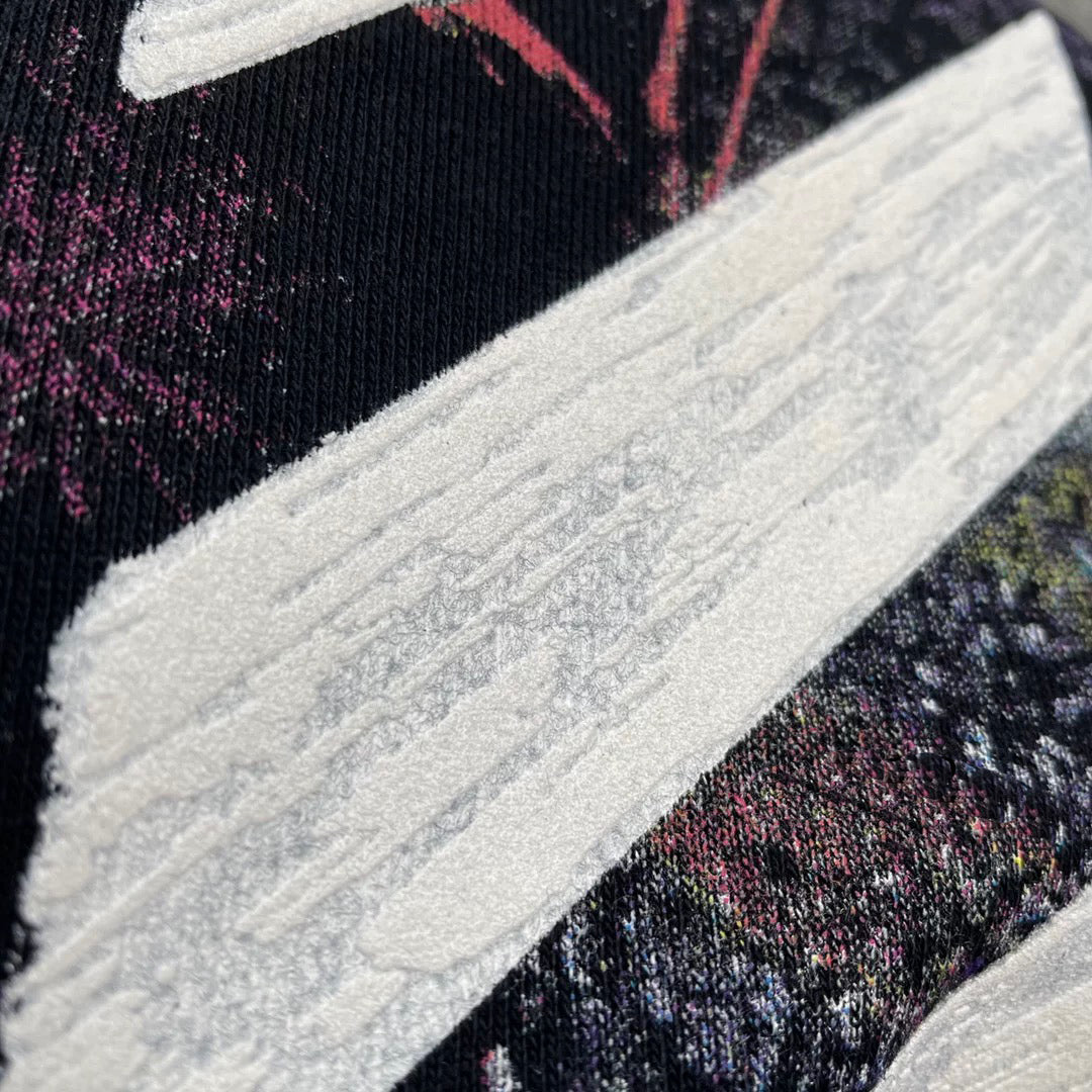 OFF-Whlte Starry sky inkjet shorts#9