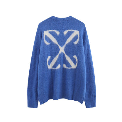 OFF-Whlte Intarsia Knit Sweater#7