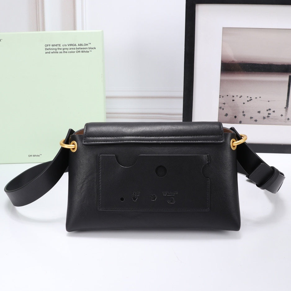 OW Genuine leather shoulder and crossbody bag