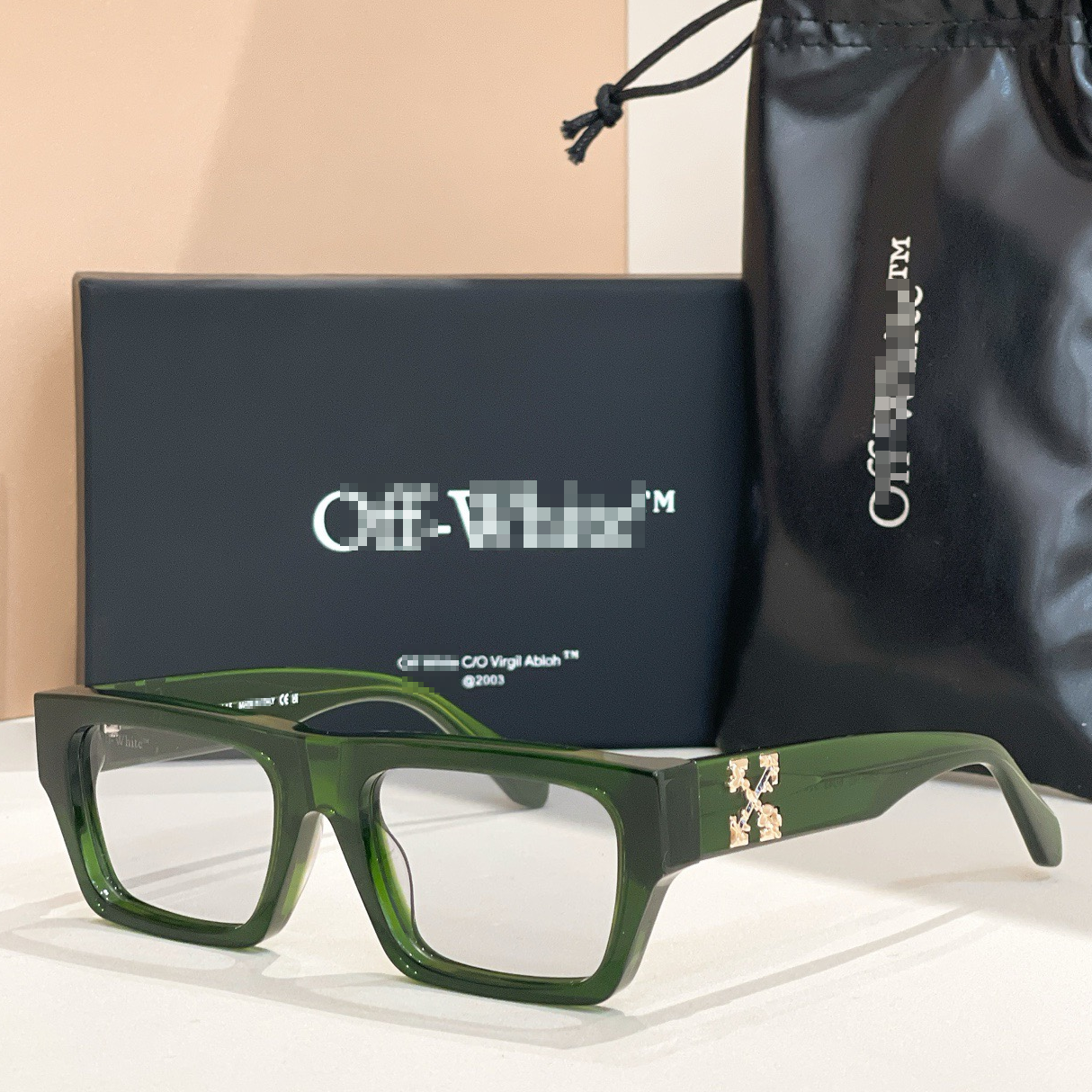 OFF-Whlte Arrow logo sunglasses#145