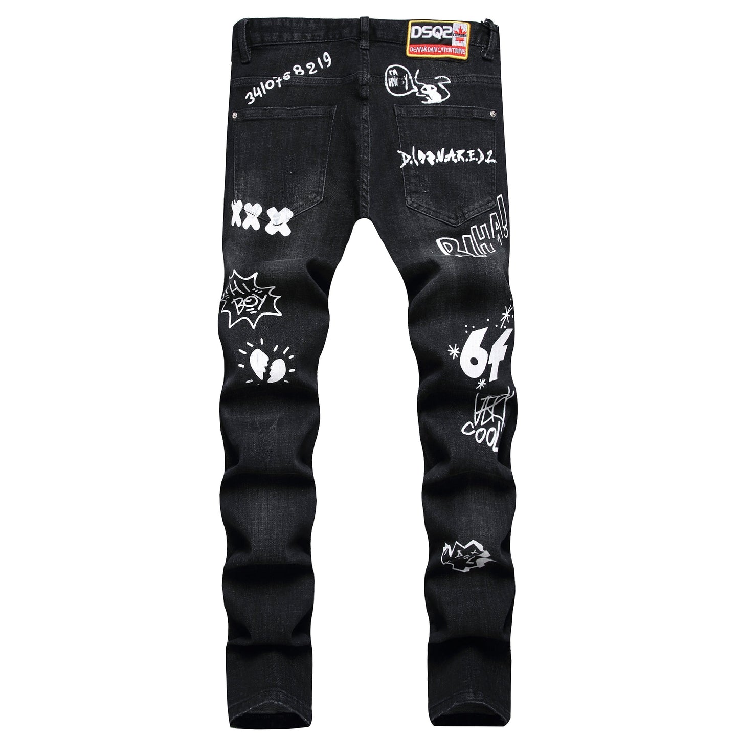 SOLA-DSQ2 little feet graffiti Jeans